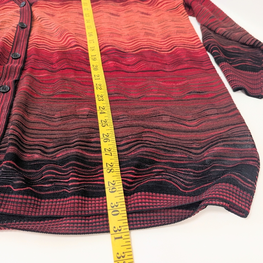 Missoni Red and Black Knit Sweater XXL - Picture 7 of 10